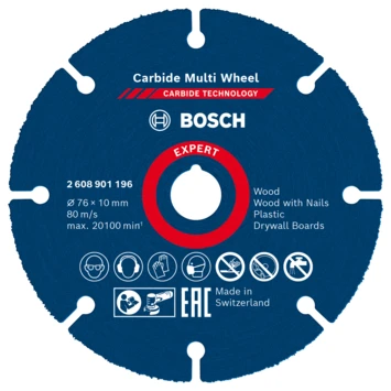 Bosch Prof Slijpschijf Carbide Multi Wheel 76mm 1 Bosch Prof Slijpschijf Carbide Multi Wheel 76mm