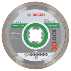 Bosch Prof X-Lock Diamantdoorslijpschijf Keramiek 125x22,23x1,6x7mm 1st