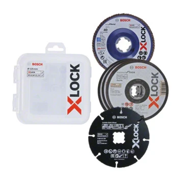 Bosch X-lock 5-delige Slijpschijven Set 125mm 1 Bosch X-lock 5-delige Slijpschijven Set 125mm