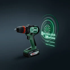 Bosch 18V Accuboormachine Brushless AdvancedDrill Met 3-delige Adapterset (Incl. 2 Accu's 2.5Ah + Lader) -Bosch 123 654